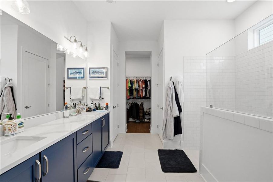 Furnished interior view inside a new home in , Flowery Branch (Image 9).