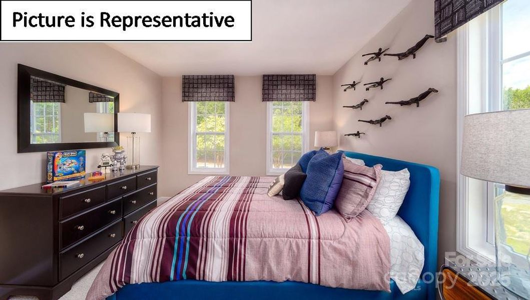 Furnished interior view inside a new home in Sylvan Creek, Denver (Image 26).