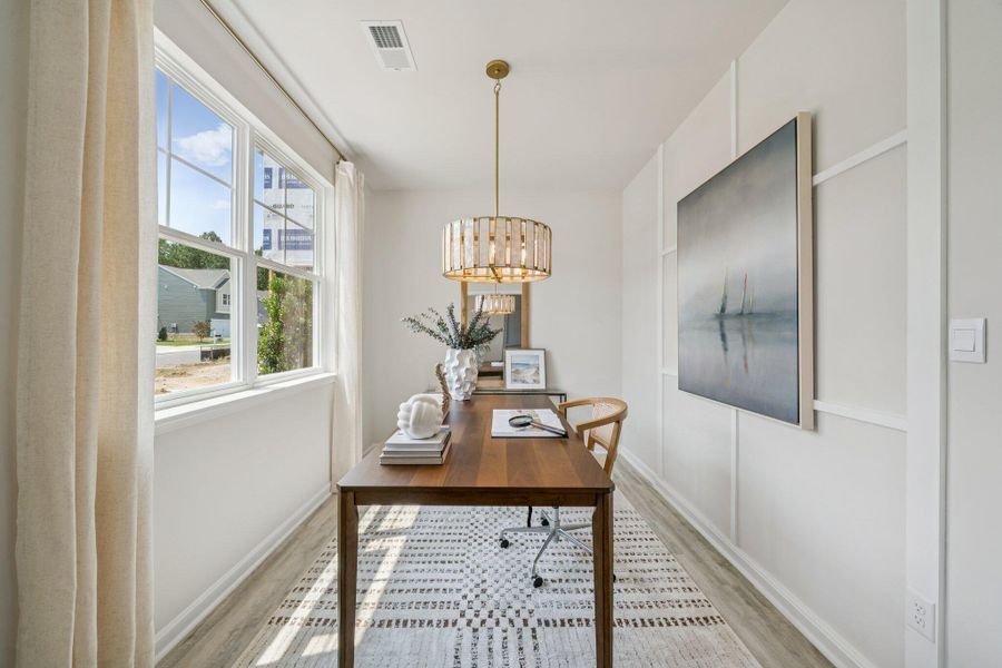 Furnished interior view inside a new home in Pine Hills at Cane Bay, Moncks Corner (Image 5).