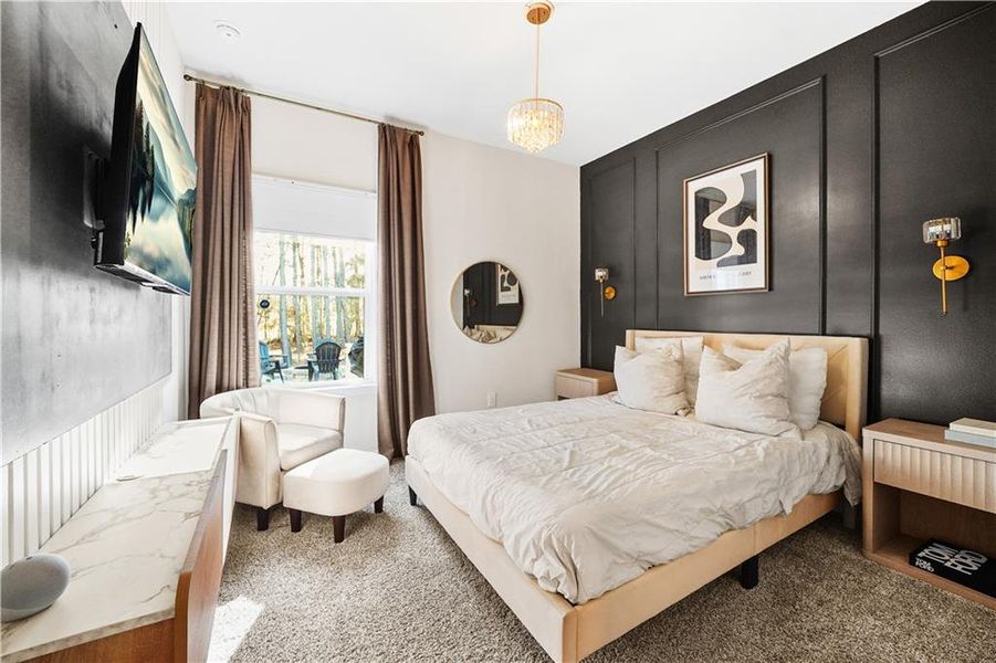 Furnished interior view inside a new home in , Loganville (Image 15).