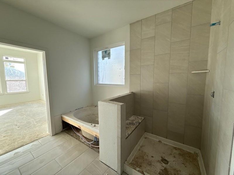 In-progress construction of a new home in Morningstar, Aledo, TX (Image 9).