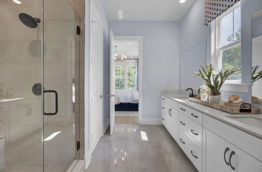 Furnished interior view inside a new home in , Johns Island (Image 29).