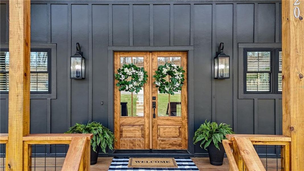 Exterior details and patio area of a home in , Morganton (Image 26). Exterior details and patio area of a home in , Morganton (Image 26).