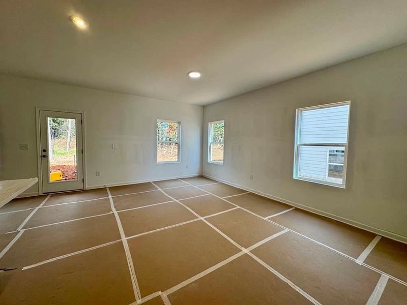 Family Room Construction Progress