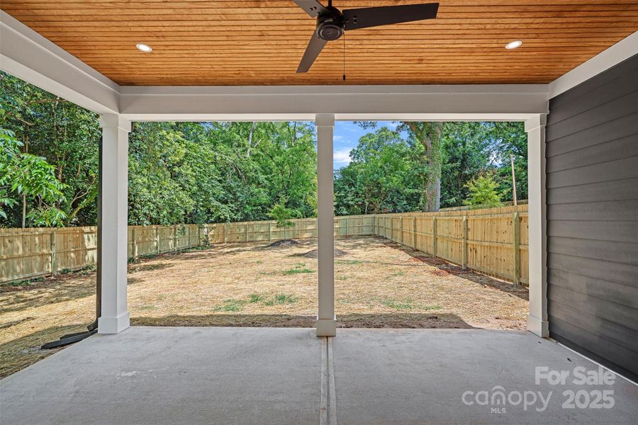 Exterior details and patio area of a home in , Charlotte (Image 3).