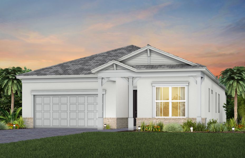 Representative exterior photo of a completed home built from the Concord by Pulte Homes in Highpointe, Stuart, FL (Image 22). Representative exterior photo of a completed home built from the Concord by Pulte Homes in Highpointe, Stuart, FL (Image 22).