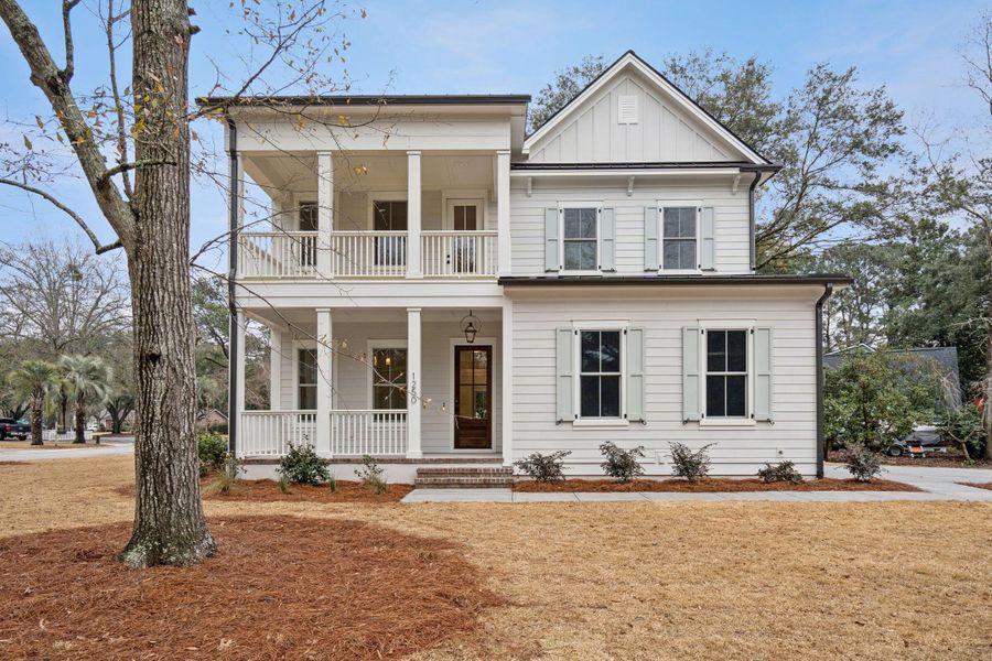 Front exterior of a new home in , Mount Pleasant, SC, highlighting curb appeal (Image 34).