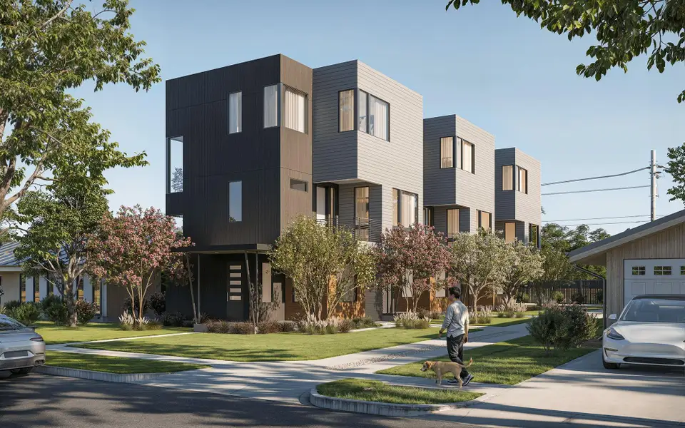 RENDERING of 100 W Odell - Designed by local Architect Trey Hailey