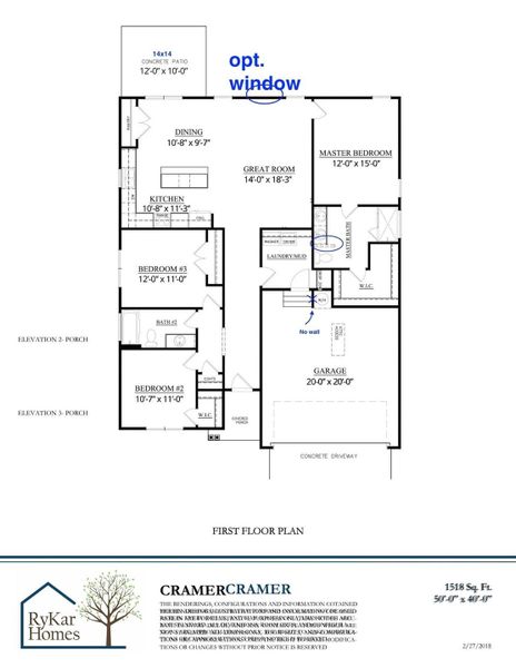 2D floor plan layout of this home in , Clover, SC (Image 3).