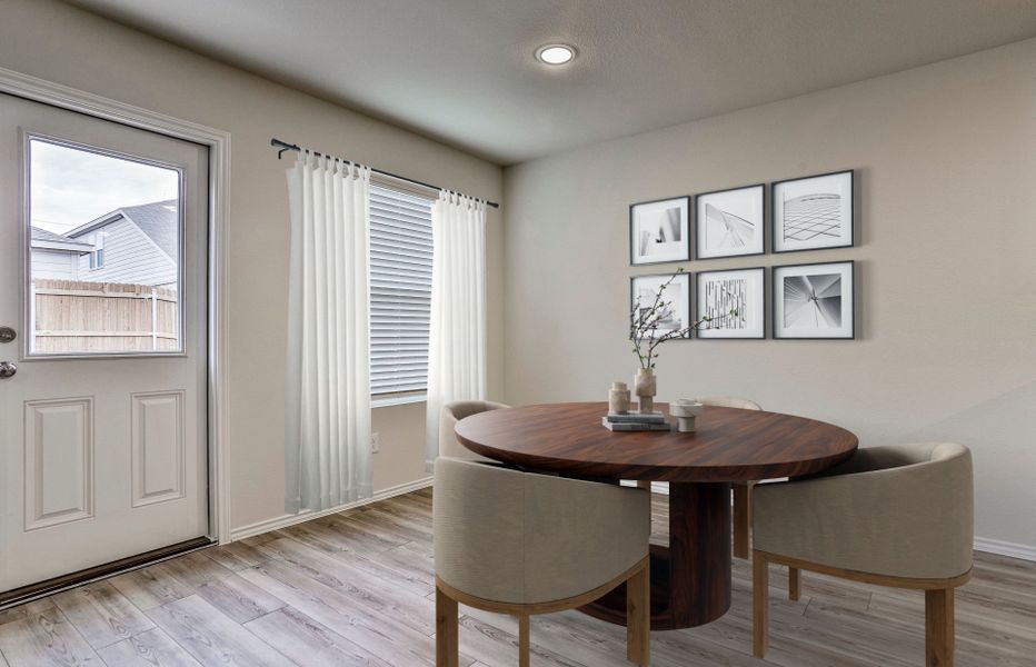 Representative furnished interior of a home built from the Rayburn by Centex in Cottonwood Creek, Howe (Image 9).