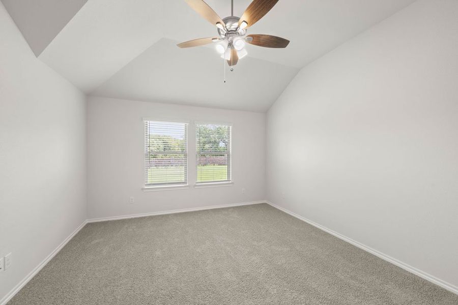Front exterior of a new home in Mountain Valley, Burleson, TX, highlighting curb appeal (Image 12).