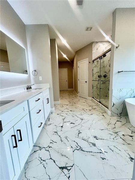 Furnished interior view inside a new home in , Atlanta (Image 11).