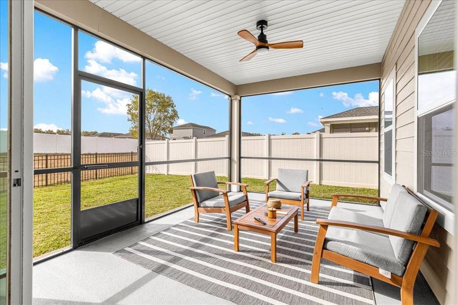 Exterior details and patio area of a home in Millwood: Millwood Estates - The Enclave, Ocala (Image 32). Exterior details and patio area of a home in Millwood: Millwood Estates - The Enclave, Ocala (Image 32).
