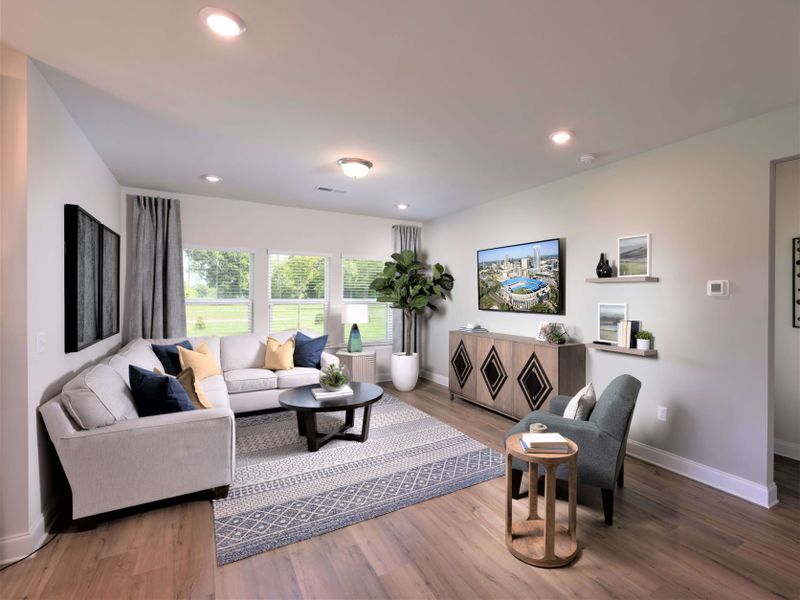 The Newport floorplan modeled at Westwind Reserve in Murfreesboro, TN.