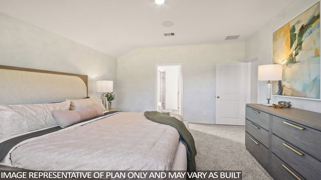 Furnished interior view inside a new home in New Waverly Station, New Waverly (Image 11).