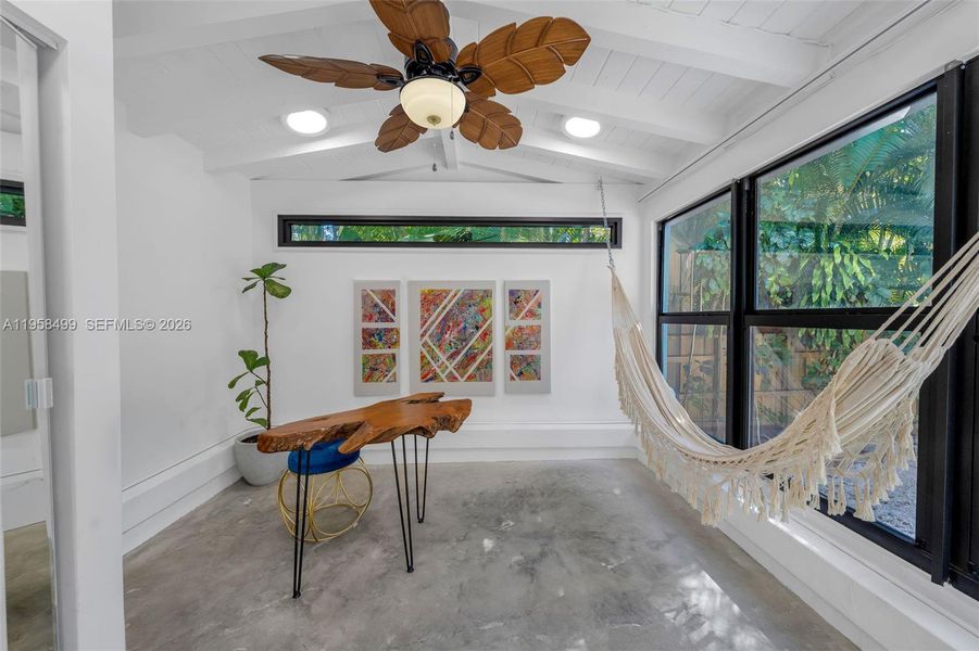 Furnished interior view inside a new home in , Miami (Image 11). Furnished interior view inside a new home in , Miami (Image 11).