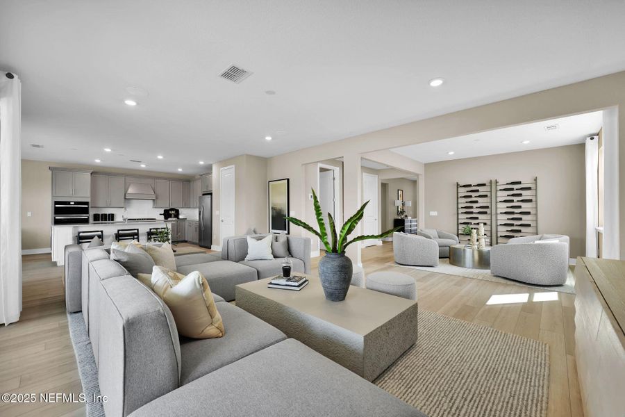 Furnished interior view inside a new home in Hyland Trail, Green Cove Springs (Image 9).