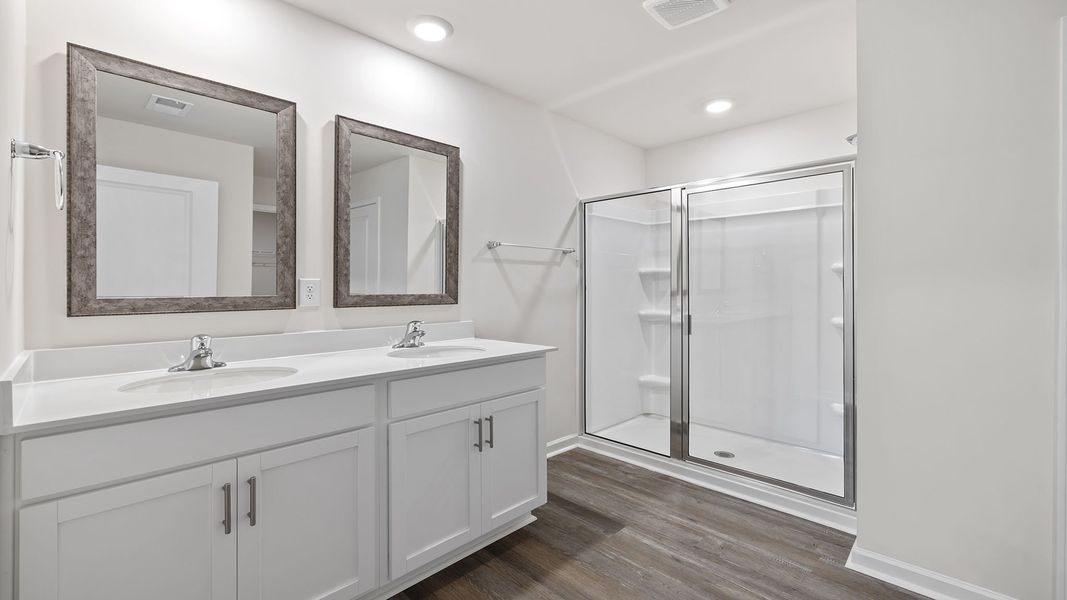 Furnished interior view inside a new home in Cedar Gap, Fountain Inn (Image 12). Furnished interior view inside a new home in Cedar Gap, Fountain Inn (Image 12).