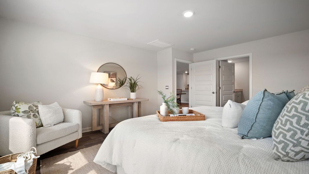 Furnished interior view inside a new home in The Retreat at East Argent, Ridgeland (Image 19). Furnished interior view inside a new home in The Retreat at East Argent, Ridgeland (Image 19).