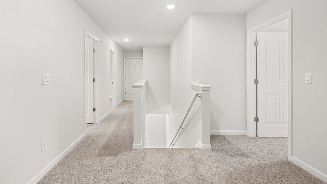 Representative unfurnished interior of a home built from the GALEN by D.R. Horton in Thompson Ridge, Dallas (Image 17).