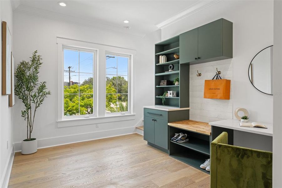Furnished interior view inside a new home in , Tampa (Image 13). Furnished interior view inside a new home in , Tampa (Image 13).