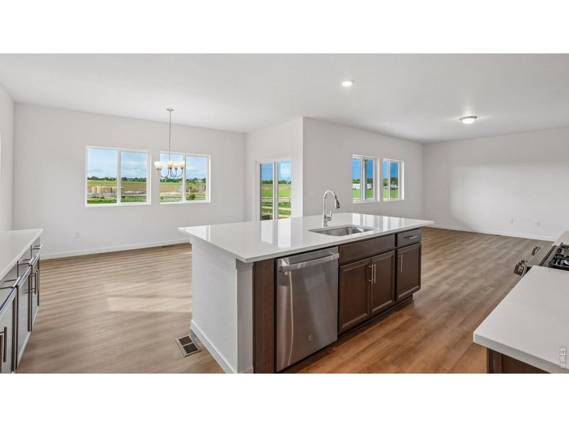 Furnished interior view inside a new home in Granary, Johnstown (Image 13).