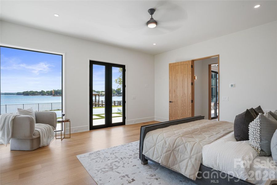 Primary Bedroom with Lake View