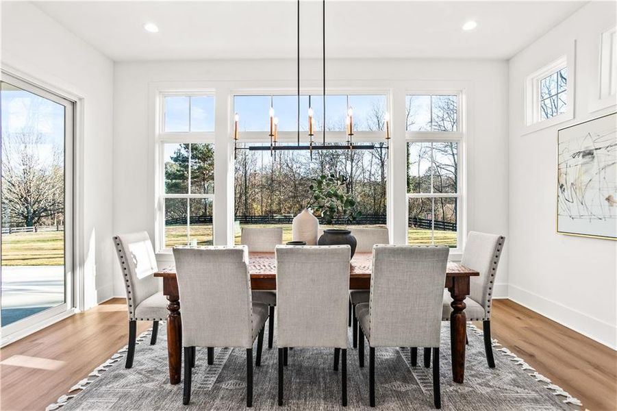 Furnished interior view inside a new home in , Canton (Image 41).