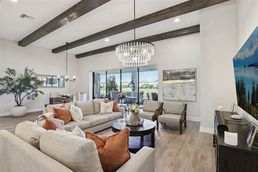 Furnished interior view inside a new home in , San Antonio (Image 57).