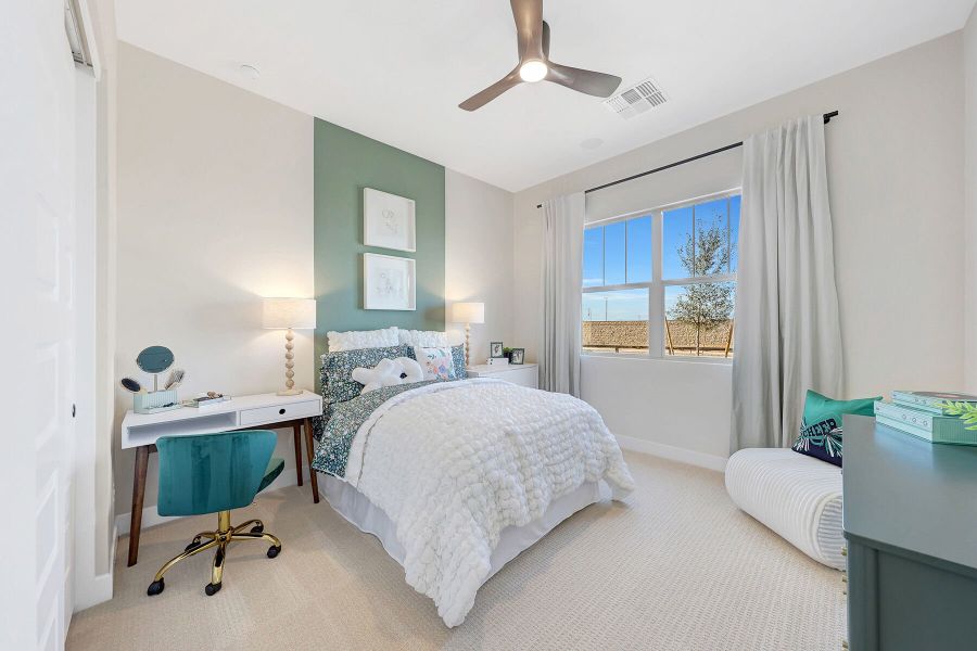 Representative furnished interior of a home built from the Garnet by Mattamy Homes in Tierra Vistoso, Surprise (Image 38).