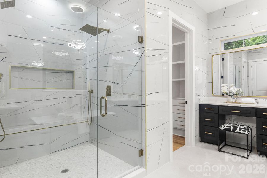 Furnished interior view inside a new home in , Charlotte (Image 30).