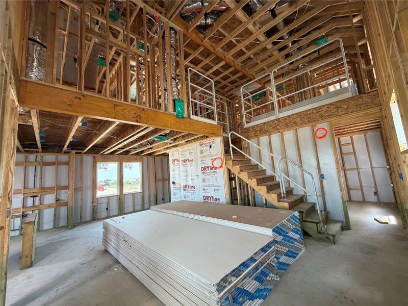 In-progress construction of a new home in Cannon Ranch, Dripping Springs, TX (Image 5).