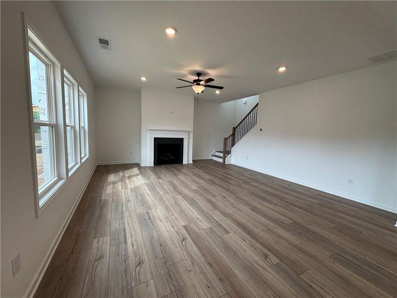 Spacious, unfurnished interior of a new home in Arbors at Richland Creek, Buford (Image 25).