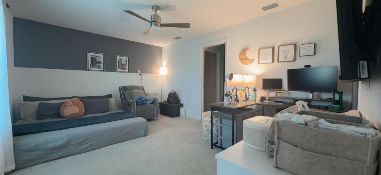 Furnished interior view inside a new home in , Palm Bay (Image 27). Furnished interior view inside a new home in , Palm Bay (Image 27).