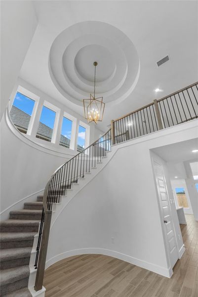 Spacious, unfurnished interior of a new home in Bridgeland, Cypress (Image 10).