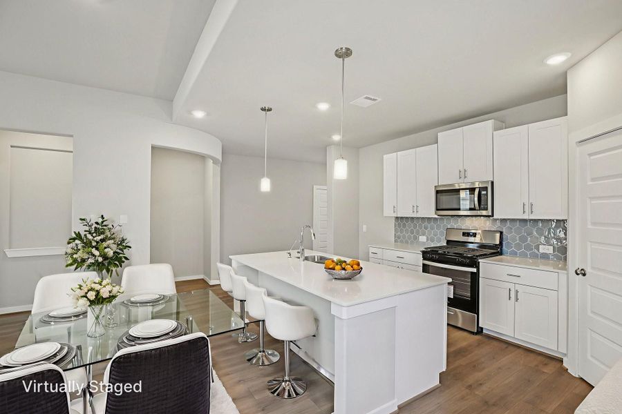 Photo is not of the actual home but is an inspirational photo of builder's model home and may depict options, furnishings, and/or decorator features that are not included.