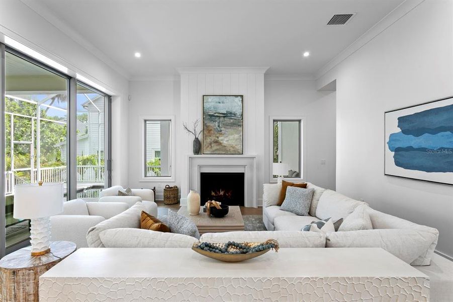 Furnished interior view inside a new home in , Tampa (Image 11).