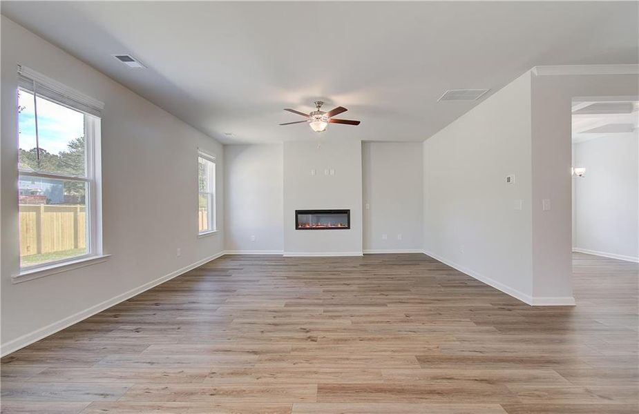 Spacious, unfurnished interior of a new home in Bowers Farm, McDonough (Image 30). Spacious, unfurnished interior of a new home in Bowers Farm, McDonough (Image 30).