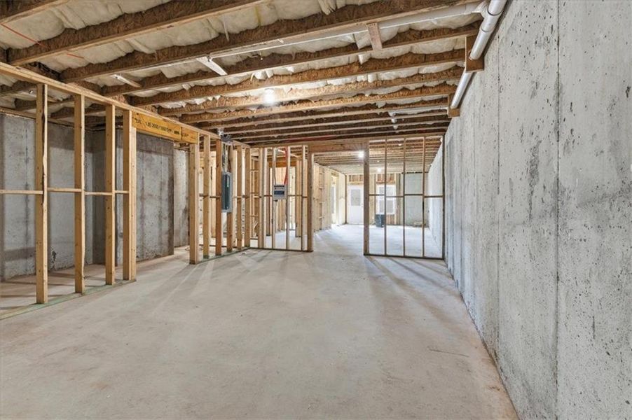 In-progress construction of a new home in The Estates at Hurricane Pointe, Douglasville, GA (Image 52).