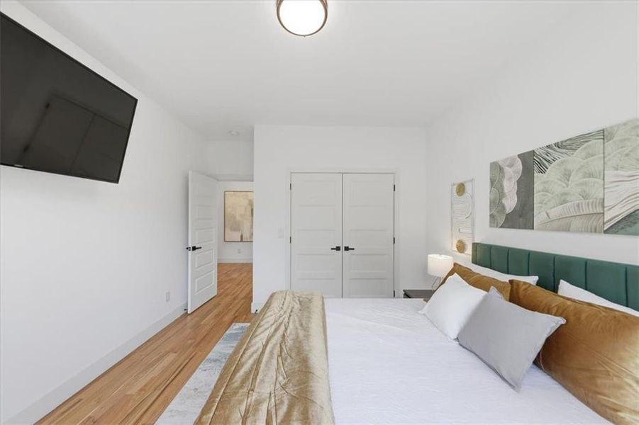 Furnished interior view inside a new home in , Atlanta (Image 49).