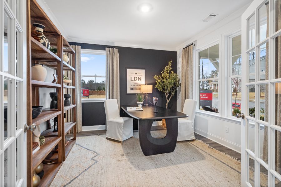 Representative furnished interior of a home built from the Sumner by Taylor Morrison in Auburn Glen, Dacula (Image 8).