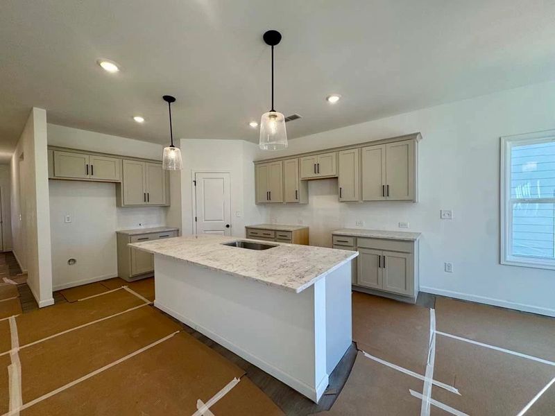Kitchen featuring Artisan Collection Finishes Construction Progress