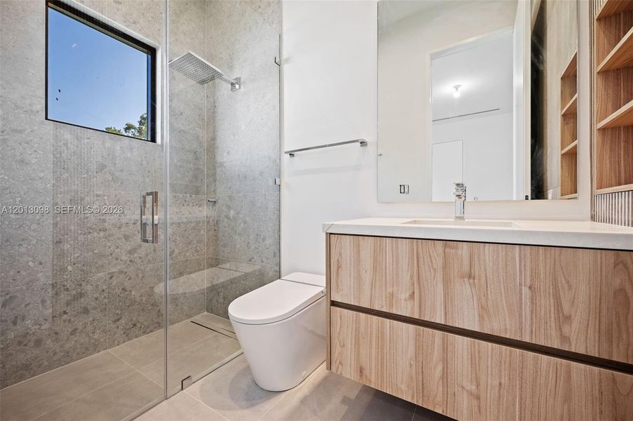 Furnished interior view inside a new home in , Miami (Image 9).