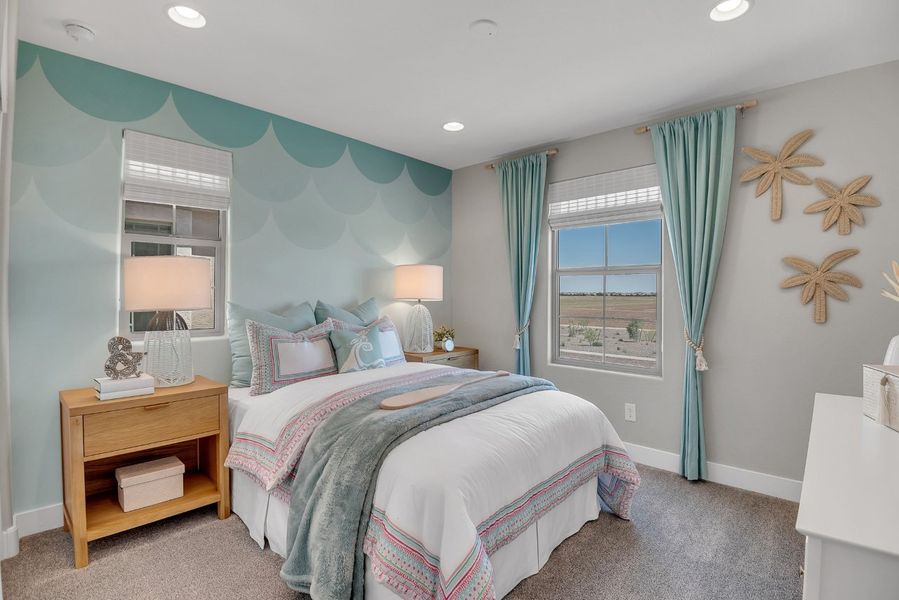 Furnished interior view inside a new home in Ironwood Villages at North Creek, Queen Creek (Image 43).