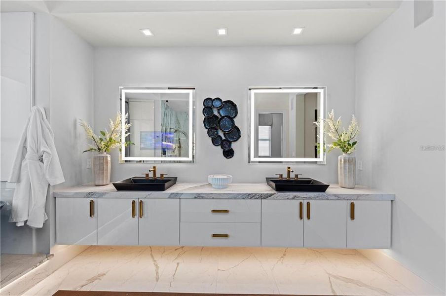 Furnished interior view inside a new home in Shellstone at Waterside, Sarasota (Image 32).