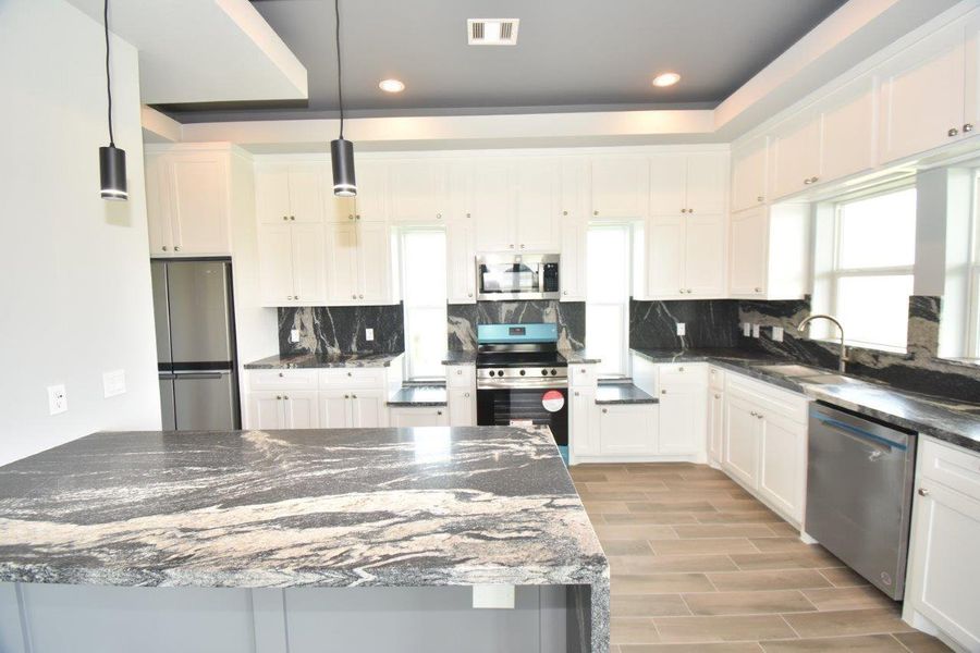 Furnished interior view inside a new home in , Galveston (Image 16). Furnished interior view inside a new home in , Galveston (Image 16).