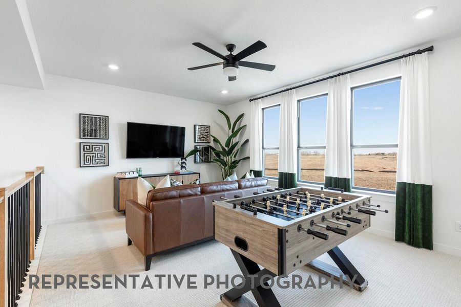 Furnished interior view inside a new home in Parkside On The River, Georgetown (Image 33). Furnished interior view inside a new home in Parkside On The River, Georgetown (Image 33).