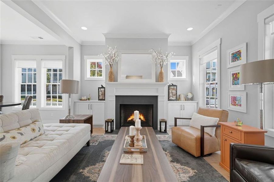 Furnished interior view inside a new home in , Woodstock (Image 10).