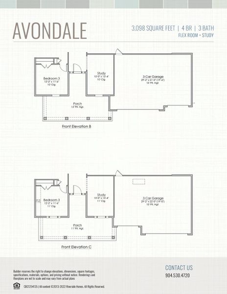 2D floor plan layout for the Avondale by Riverside Homes in Hidden Creek at SilverLeaf, St. Augustine, FL (Image 4). 2D floor plan layout for the Avondale by Riverside Homes in Hidden Creek at SilverLeaf, St. Augustine, FL (Image 4).