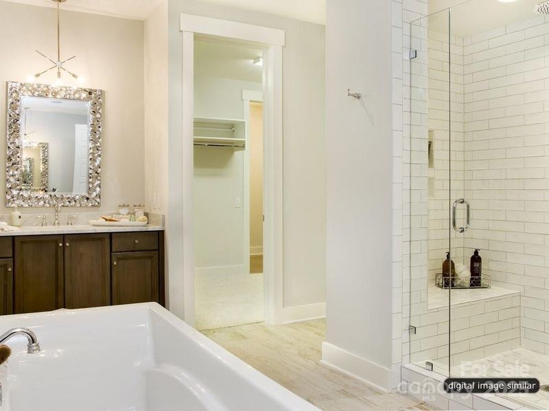 Furnished interior view inside a new home in McLean - South Shore, Clover (Image 24).